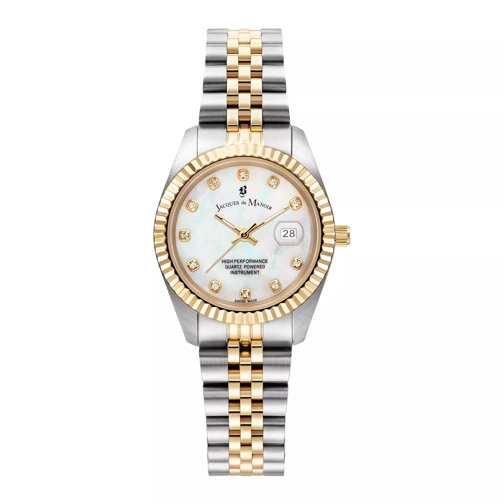 Jacques du Manoir Jacques du Manoir Inspiration Damenuhr JWL01204 Gold farbend,Silber farbend Quartz Watch