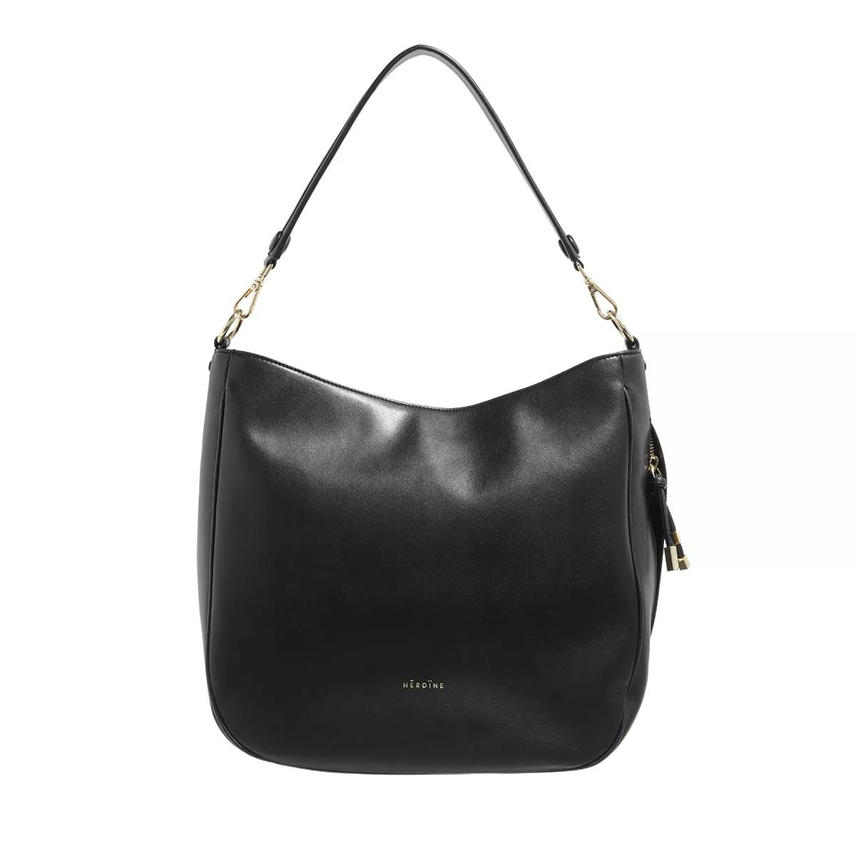 Large black hobo on sale bag