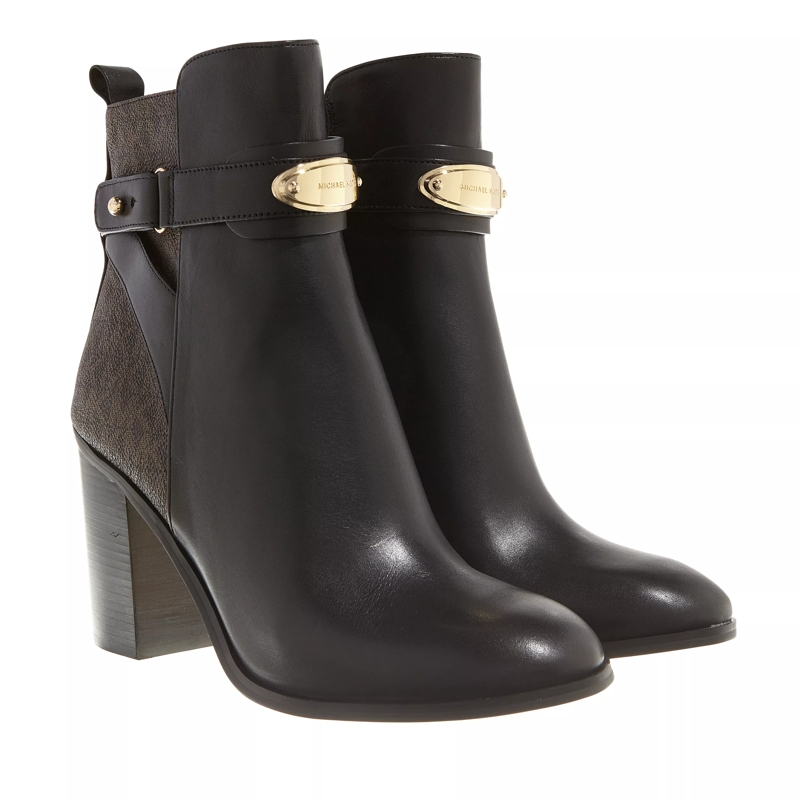 MICHAEL Michael Kors Bottes Darcy Heeled Bootie Black Brown
