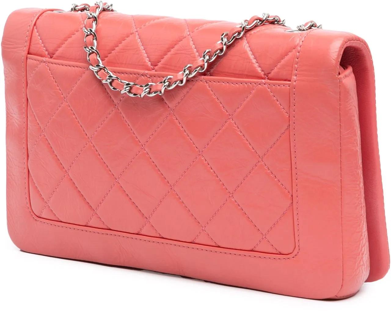 Thumbnail - Chanel Hobo Bags - Crumpled Calfskin Bi Quilted Vintage Full Flap - Gr. unisize - in Gold - für Damen