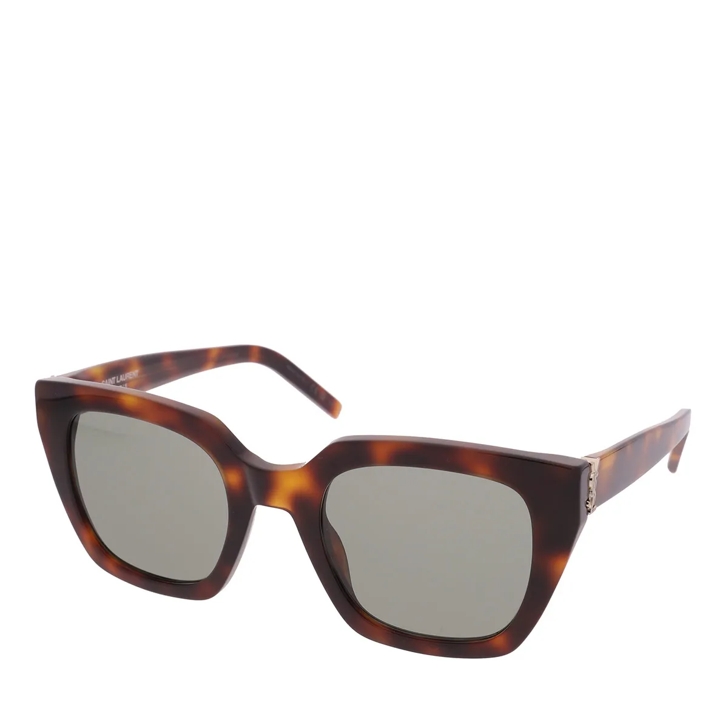 SAINT LAURENT サングラス SLM143F-003 HAVANA/GREEN Saint Laurent SL M143-003 Havana-Havana-Green | Sunglasses