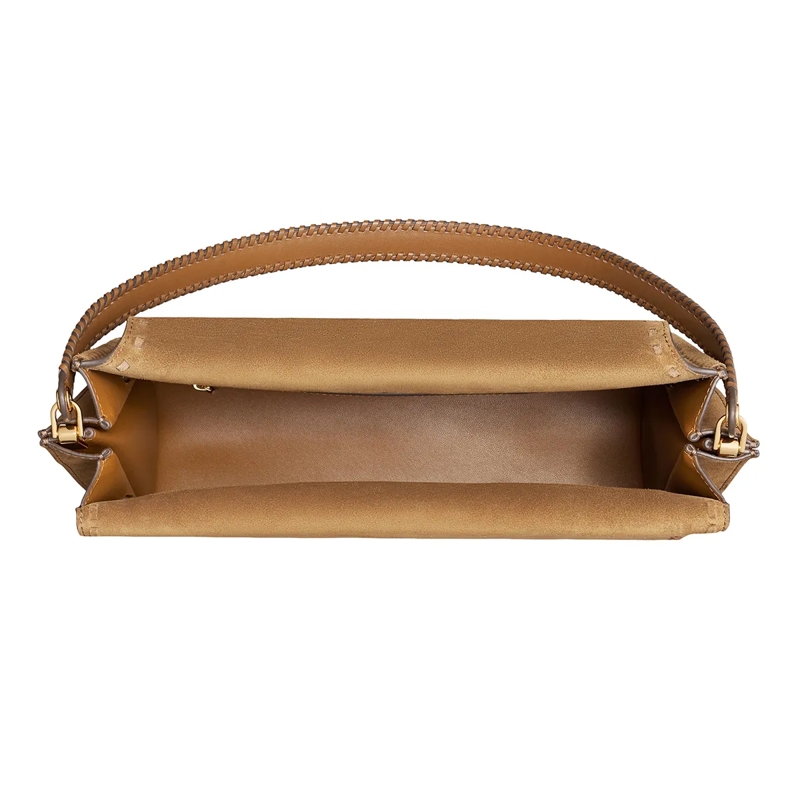 Tory Burch Schultertasche Lee Radziwill Suede Large Shoulder Bag Wild Tabacco(Image 5)