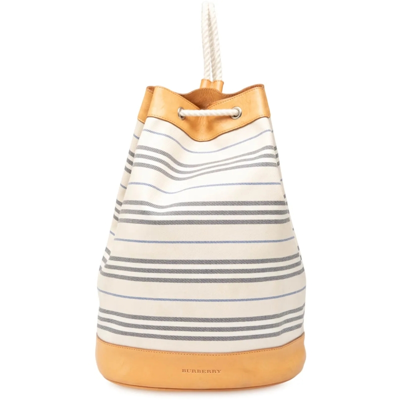 Burberry Rucksack Canvas Backpack weiß