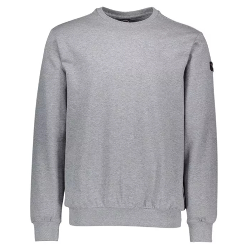 Paul & Shark Crew Neck Sweatshirt In Organic Cotton Grey 