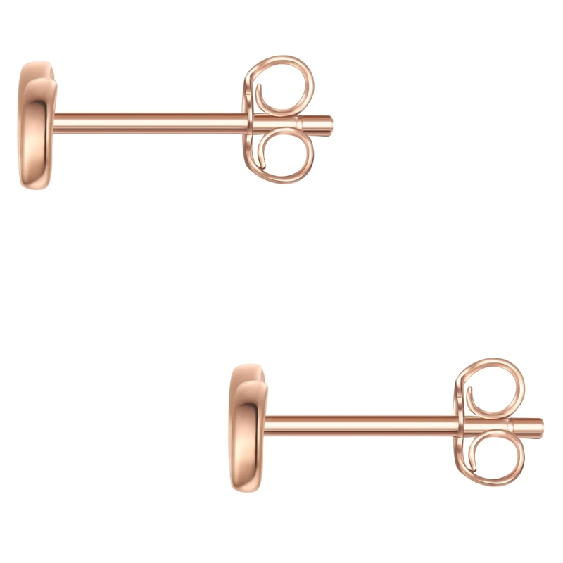 Glanzstücke München Ohrstecker Sterling Silber Ohrstecker Infinity rosegold(Image 2)