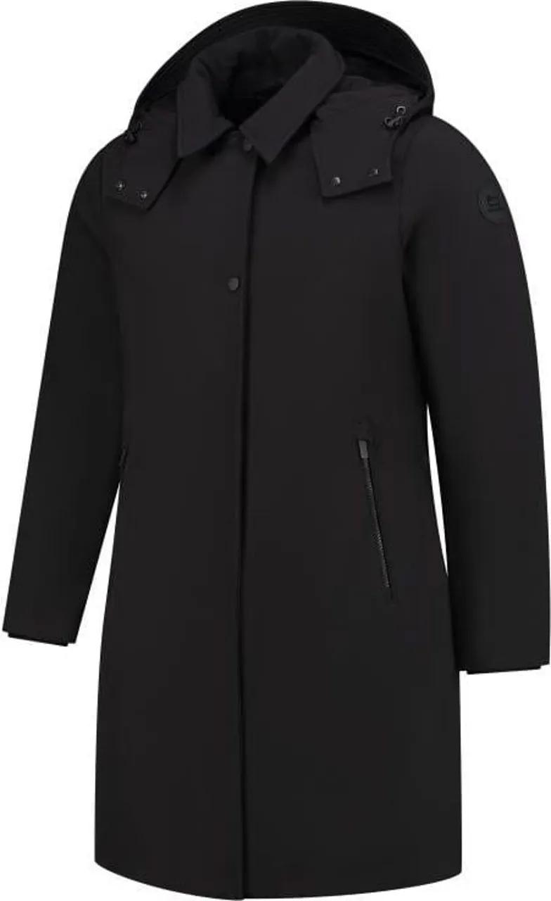 Thumbnail - Woolrich - Firth Down Hooded Trench - Größe L - schwarz