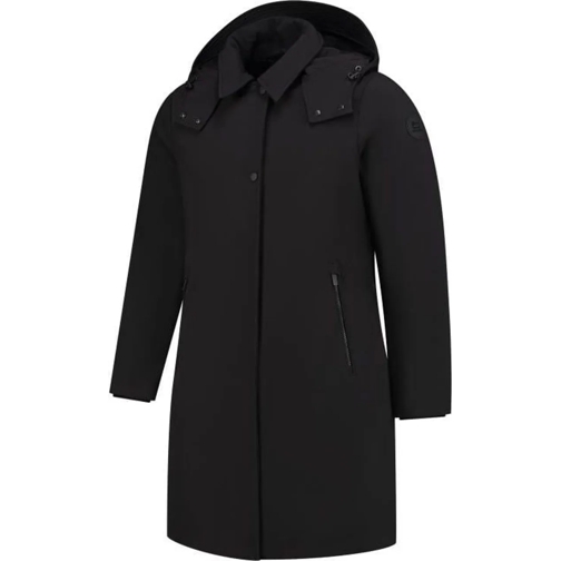 Woolrich Zomerjassen Firth Down Hooded Trench schwarz