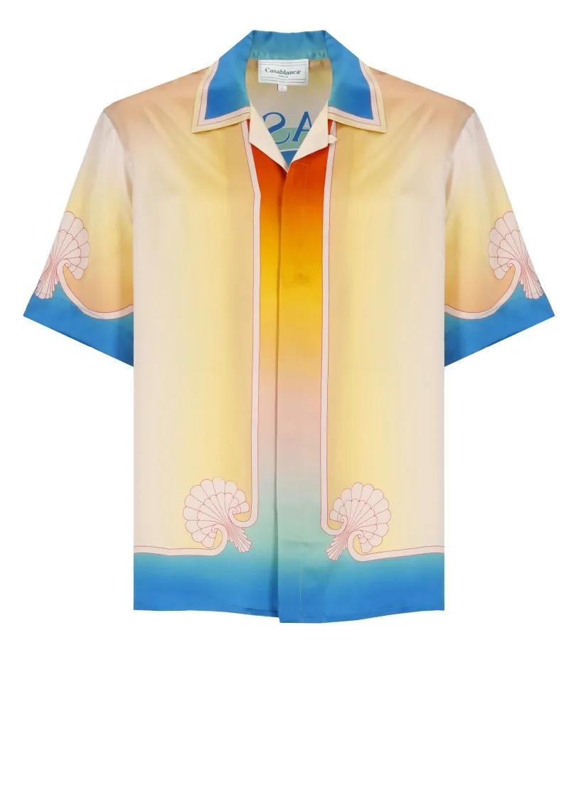 Casablanca - Multicolor Cuban Shirt - Größe L - bunt