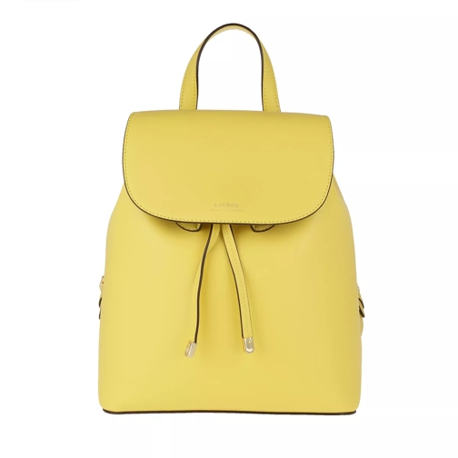 Lauren Ralph Lauren Dryden Flap Backpack Medium Lemon Sorbet/Alpaca Rugzak