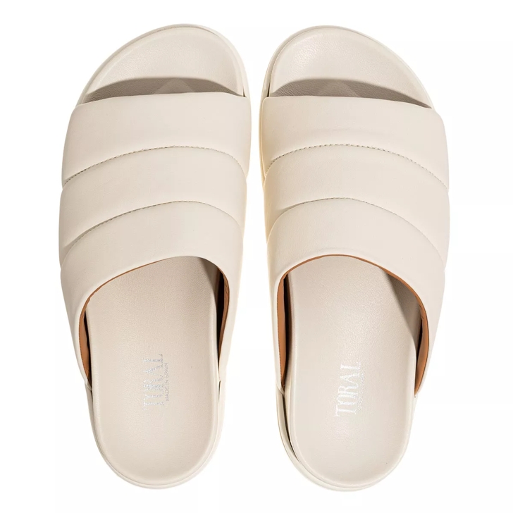 Toral Sandale Nuna White Slipper
