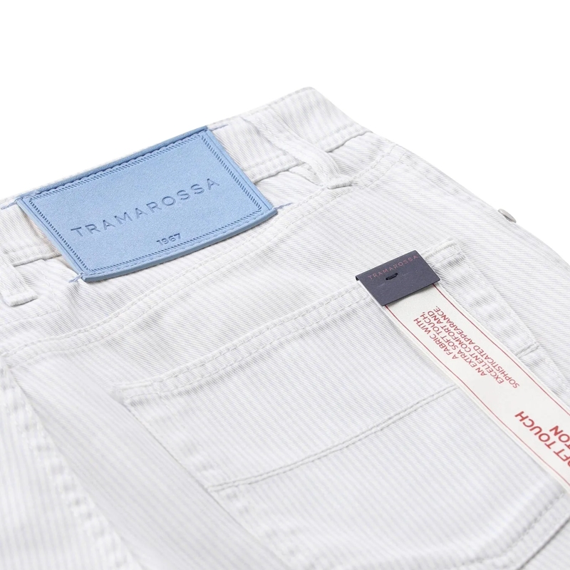 Tramarossa Bermuda-Shorts Gestreifte Shorts Ascanio blau(Image 4)