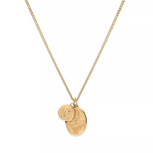 Miansai Mini Dove Pendant Necklace Vermeil Polished Gold Mittellange Halskette