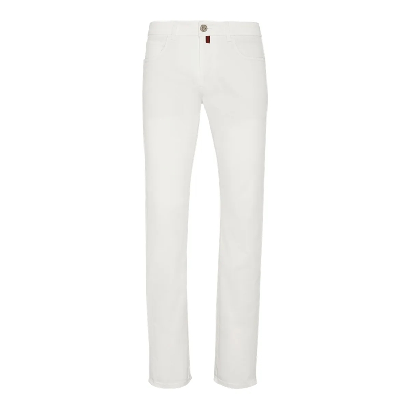 BILLIONAIRE Jeans mit geradem Bein Jeans Regular Fit weiss