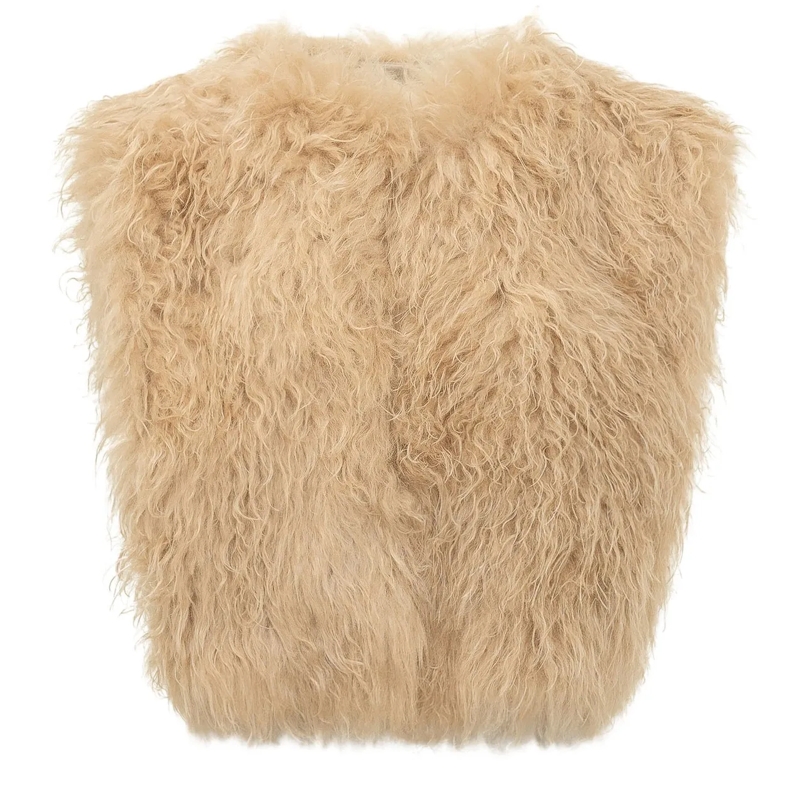 Isabel Marant Daunenjacke Florana Gilet Soffice beige