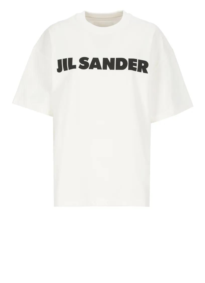 Thumbnail - Jil Sander - White Cotton T-Shirt - Größe XS - weiß