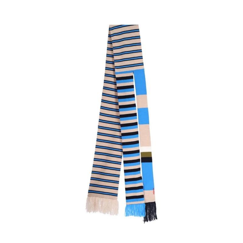 Marni Écharpe légère Striped Wool Scarf – Multicolor Multicolor