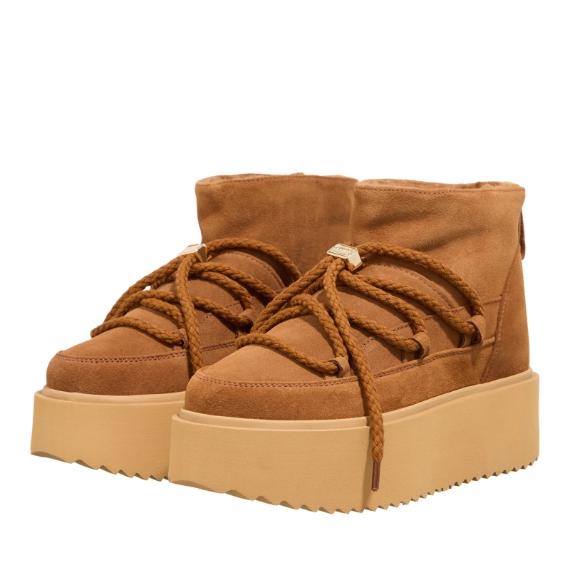 INUIKII Winterboots Classic Low Platform Brown