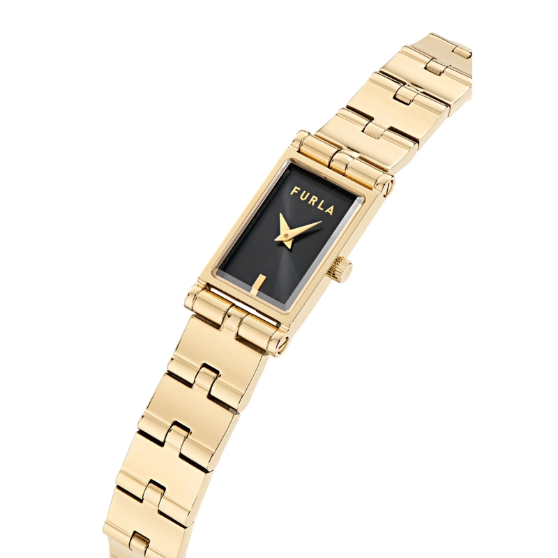 Furla Quarzuhr Quarz-Analoguhr Furla Baguette New gold(Image 4)