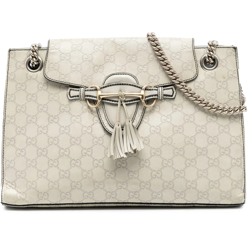 Gucci Schultertasche Large Guccissima Emily Shoulder Bag braun