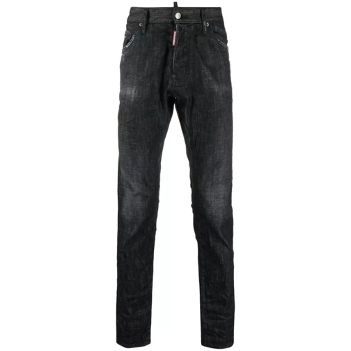 Dsquared2 Tapered Slim-Cut Denim Jeans Black Slim Fit Jeans