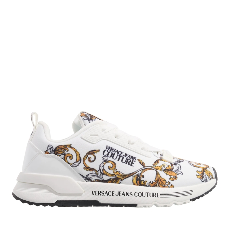 Versace Jeans Couture Low-Top-Sneaker Fondo Dynamic Dis. Saa White + Gold