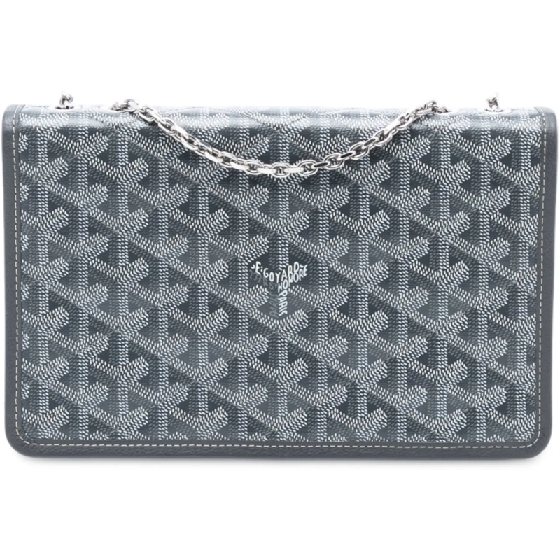 GOYARD Schultertasche Goyardine Alexandre III grau