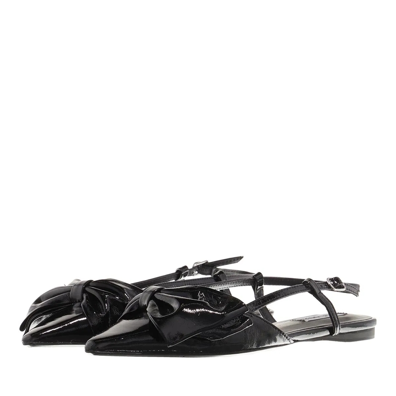 Steve Madden Mules Dazzled Black Leather