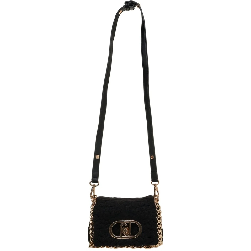 LIU JO Schultertasche Crossbody bag 'LaPuffy' schwarz