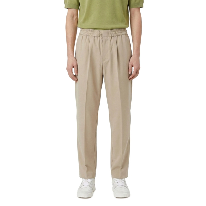 AMI Paris Freizeithose Stoffhose aus Wolle beige(Image 2)