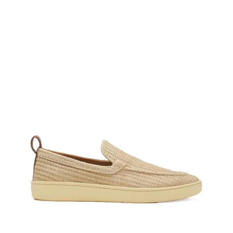 Lanvin Loafer Woven Texture Loafers Neutrals