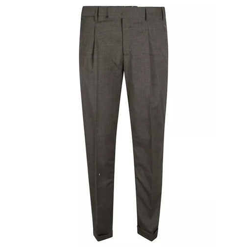 Pt Torino Grey Pleated Trouser Grey 