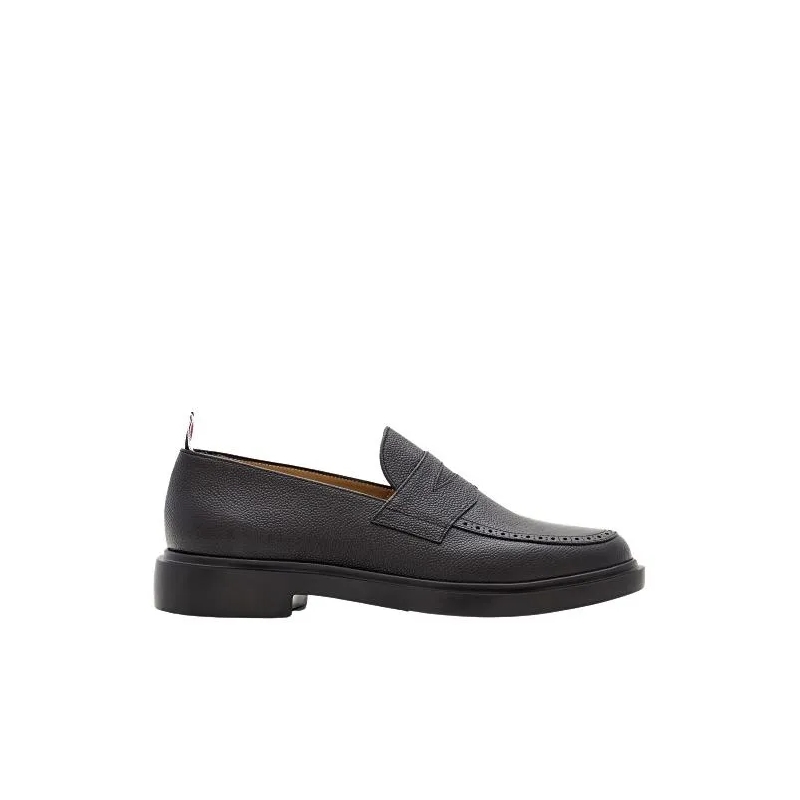Thom Browne Mocassin Penny Leather Loafer Black