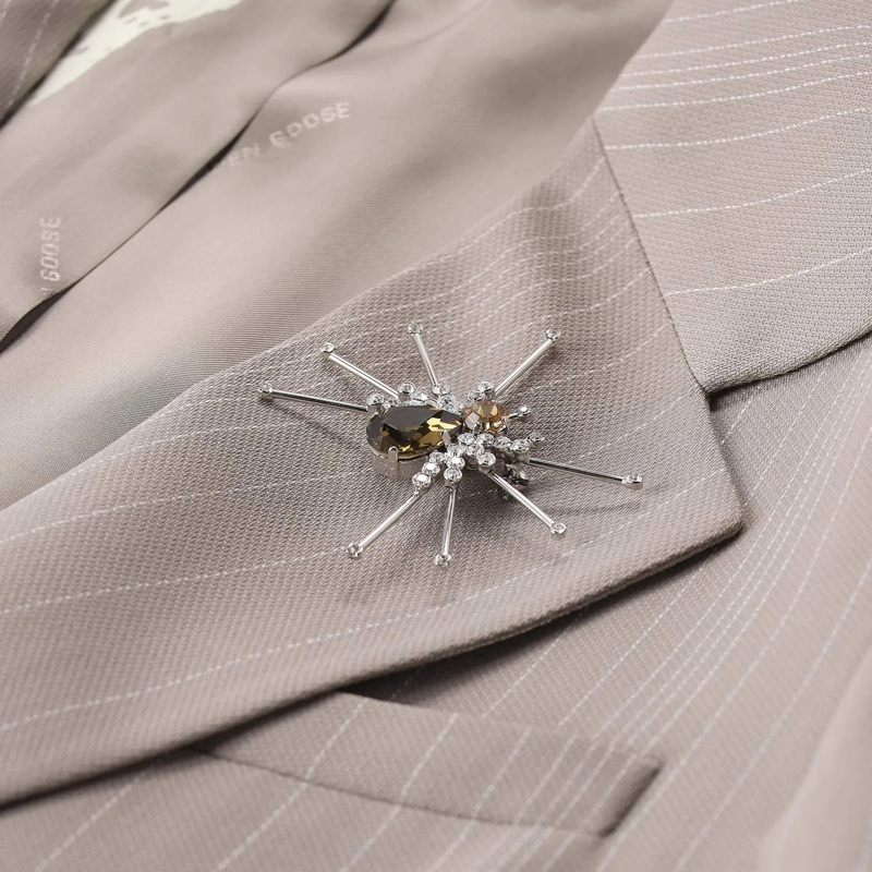 Golden Goose Blazer Gestreifter Blazer braun(Image 4)
