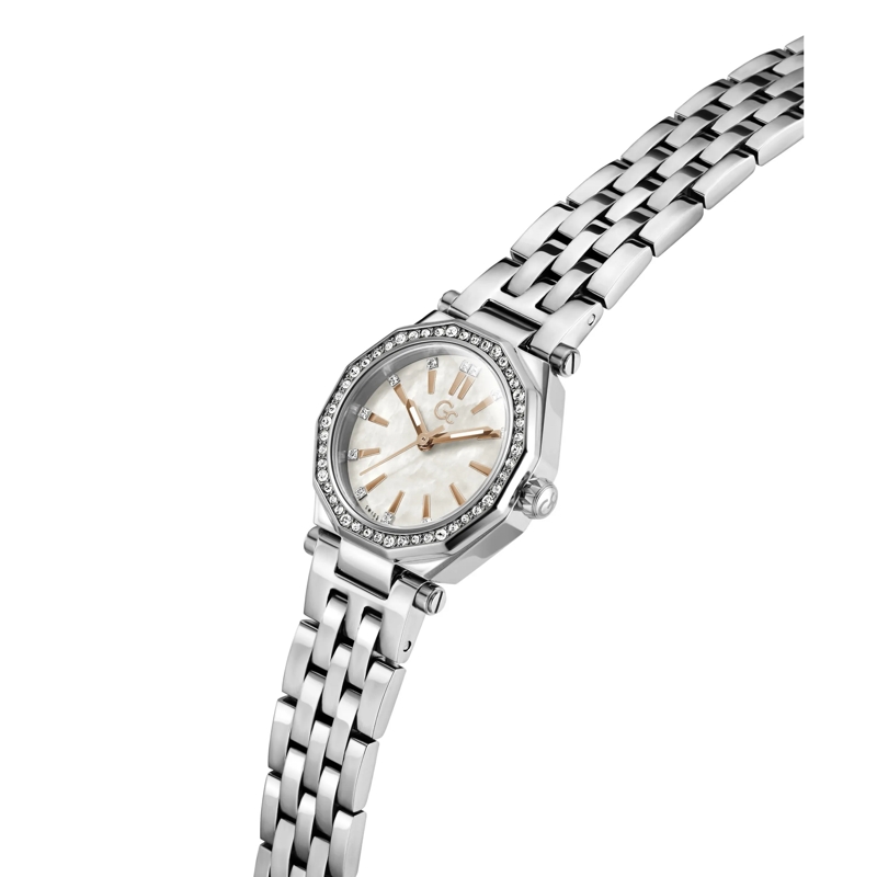GC Quarzuhr Quarz-Analoguhr Gc Gleam Mini silber(Image 3)