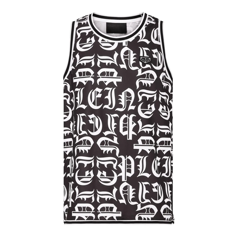 Philipp Plein Top Tanktop Gothic Plein schwarz