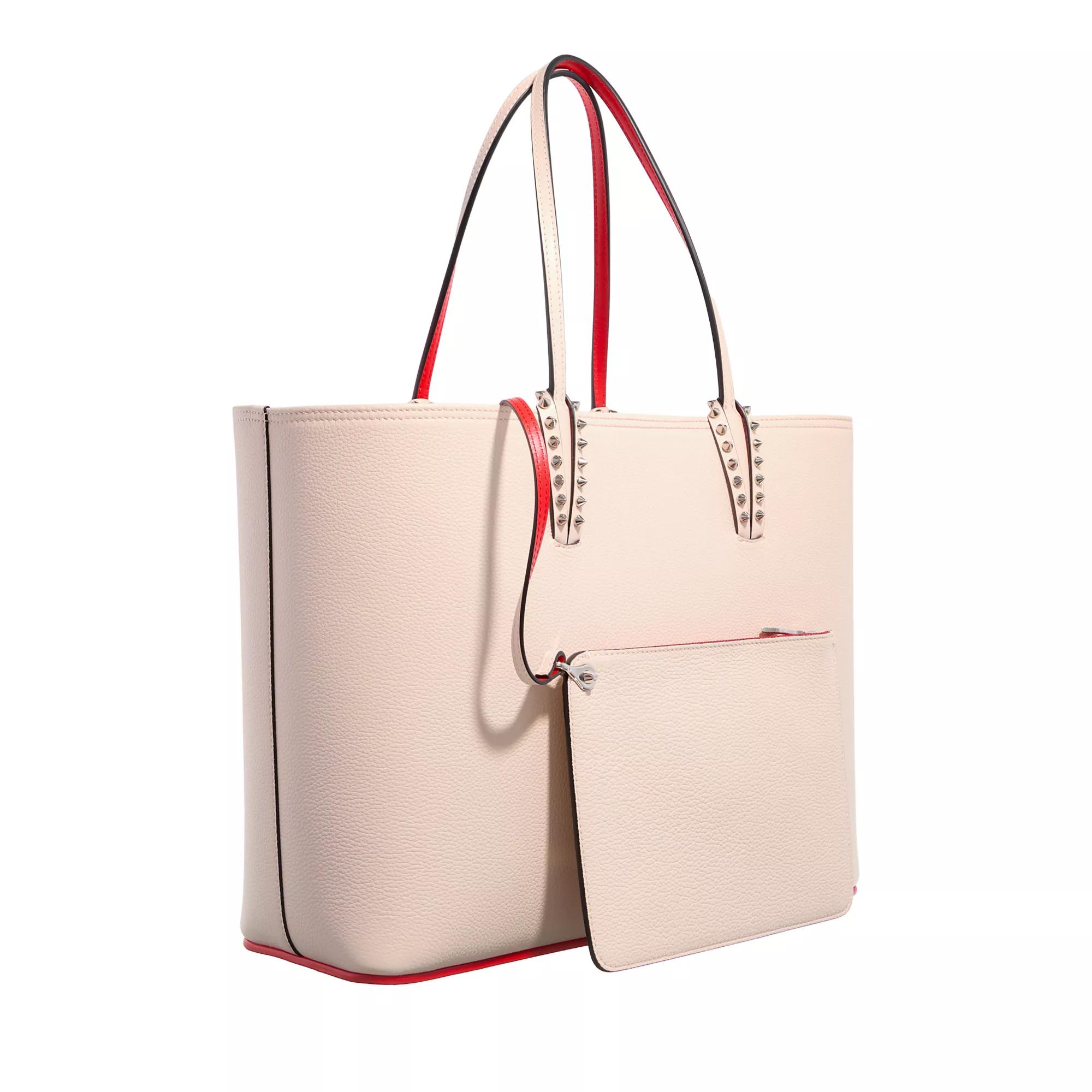 Christian Louboutin Shoppers Cabata Shopping Bag Leather in poeder roze