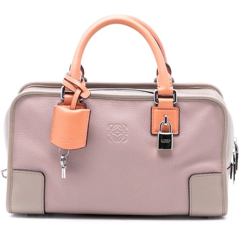 Loewe Tote Tricolor Leather Amazona 28 lila