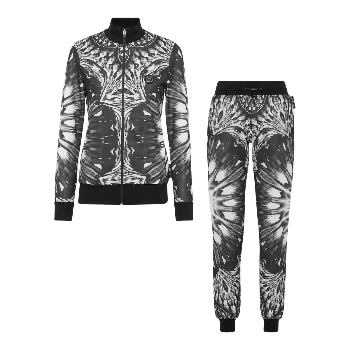 Thumbnail - Plein Sport - Jogginganzug Optical Flower - Größe M - schwarz