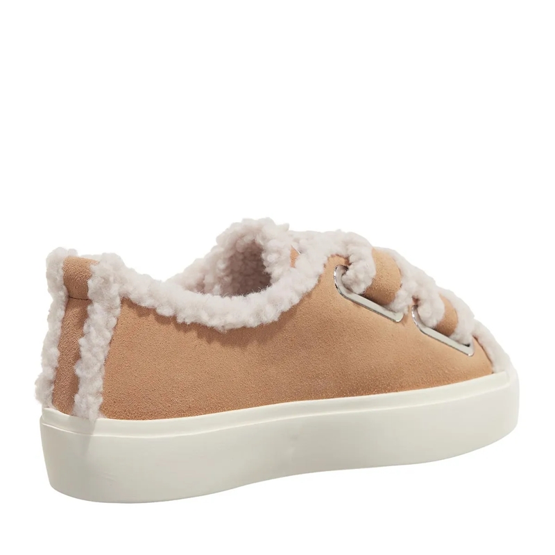 INUIKII Low-Top-Sneaker Shearling Low Velcro Beige(Image 4)