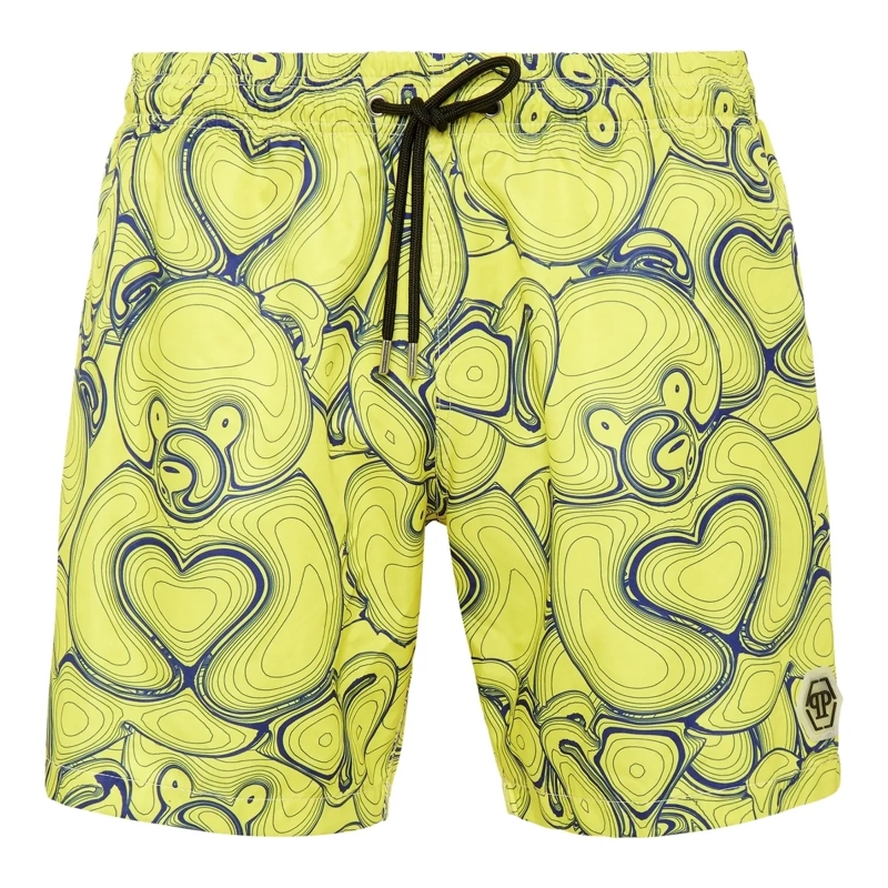 Philipp Plein  Badehose Teddy gelb