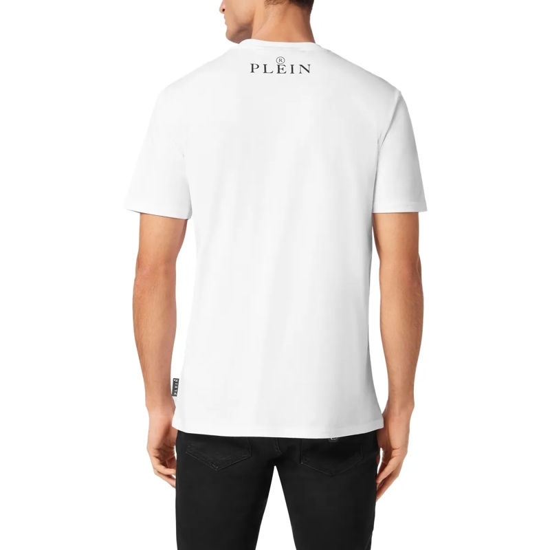 Philipp Plein T-Shirt T-Shirt Rundhalsausschnitt Ss Crest weiss(Image 2)