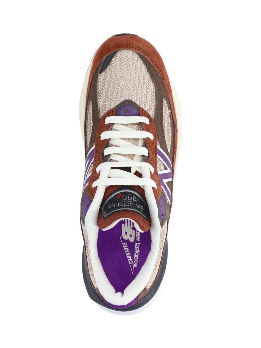 Thumbnail - New Balance Low-Top Sneaker - Round Toe Sneakers With Suede And Mesh Accents - Gr. 8_5 - in Braun - für Damen