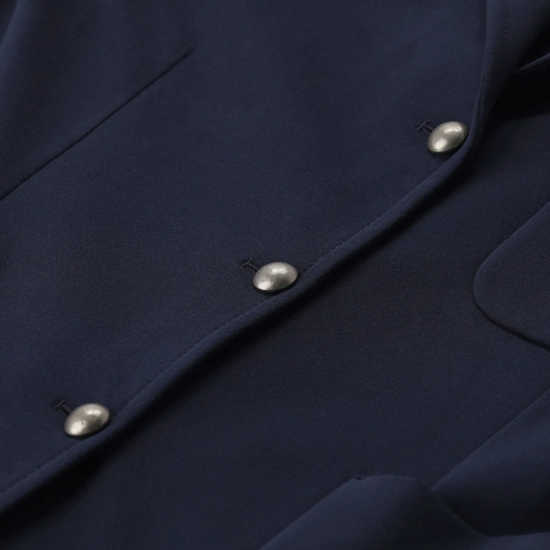 CIRCOLO 1901 Manteau de transition Kurzmantel aus Baumwoll-Mix blau(Image 3)