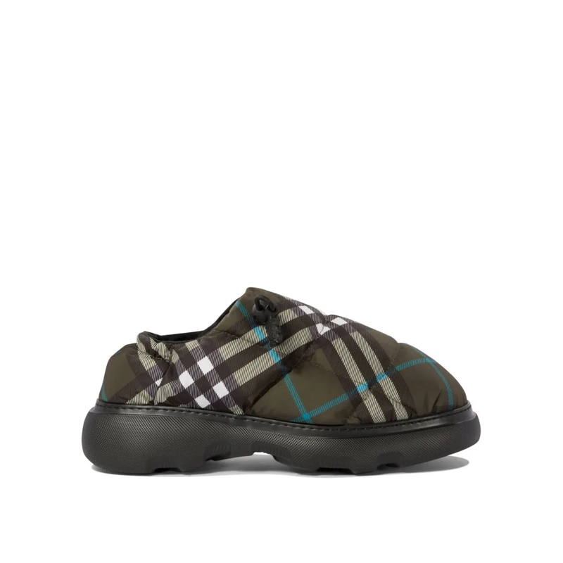 Burberry Loafer "Pillow" Slippers Green