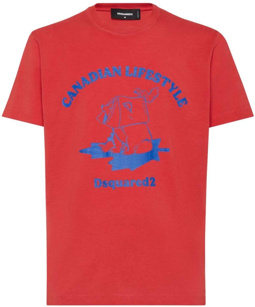 Thumbnail - Dsquared2 - T-Shirts And Polos Red - Größe M - rot