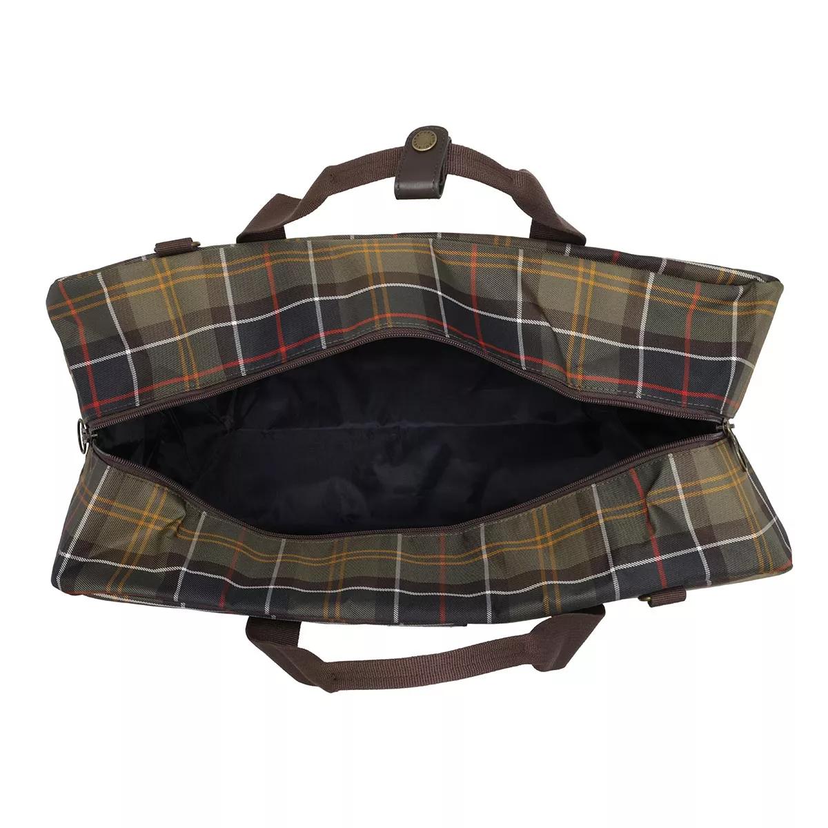 Barbour best sale tartan holdall