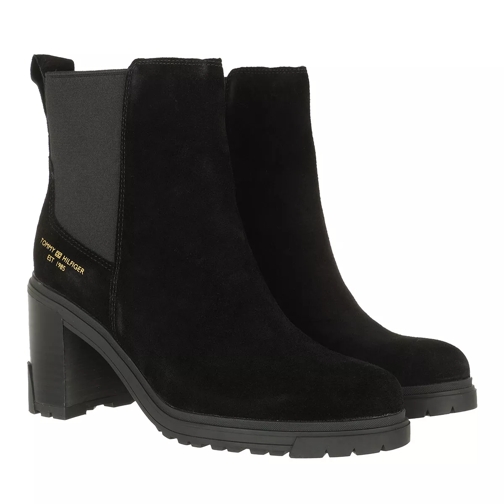 Tommy Hilfiger TH Outdoor High Heel Boot Black Ankle Boot