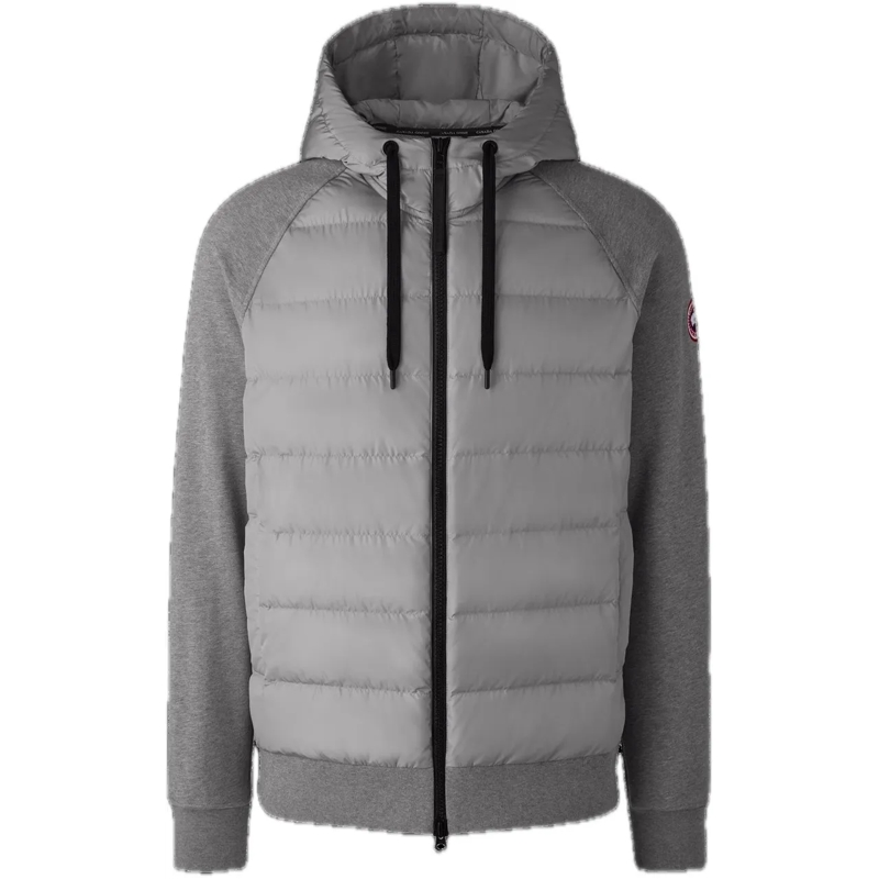 Canada Goose Bomberjacke hybridge huron fill zip hoodie grau