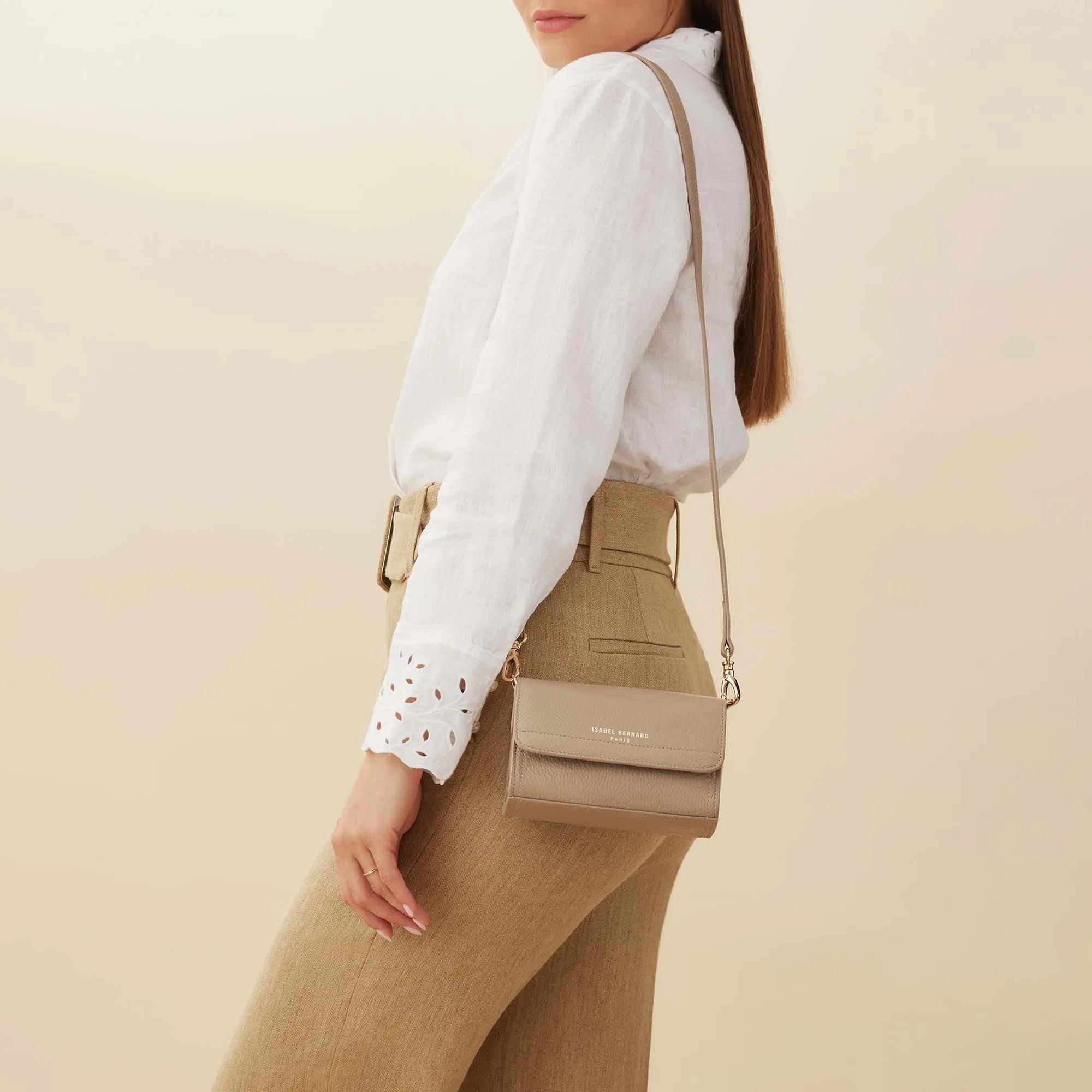 Isabel Bernard Crossbody bags Femme Forte Kim Umhängetasche in taupe