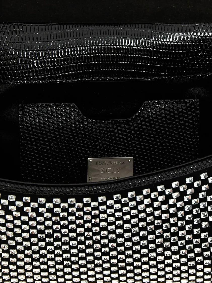 Dolce&Gabbana Hobo bags 'Sicily' Medium Handbag in zwart